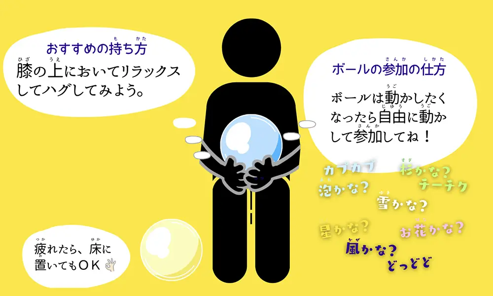 真昼の星めぐり the Musical デジタルアートシート光るボールについて