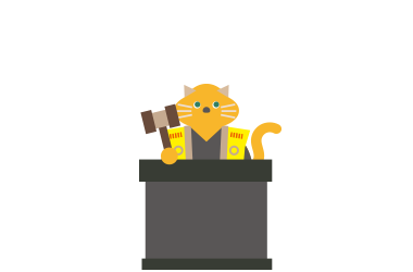 山猫裁判長のイラスト